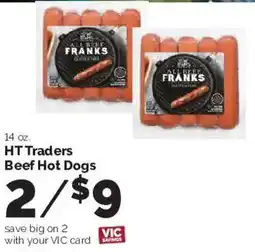 Harris Teeter HT Traders Beef Hot Dogs offer