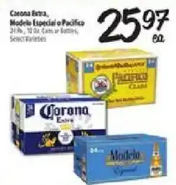 El Super Corona Extra, Modelo Especial or Pacifico offer