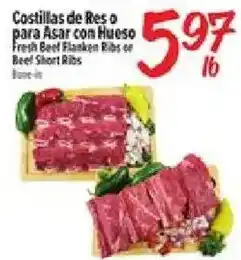 El Super Fresh Beef Flankin Ribs or Beef Short Ribs offer