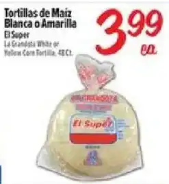 El Super El Super yellow corn tortilla offer