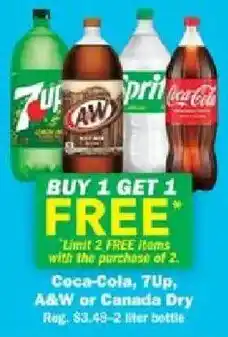 Schnucks Coca-Cola, 7Up, A&W or Canada Dry offer