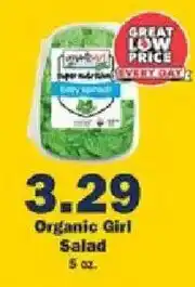 Schnucks Organic Girl Salad offer