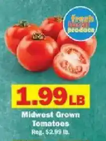 Schnucks Midwest Grown Tomatoes offer