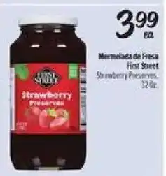 El Super First Street strawberry preserves offer