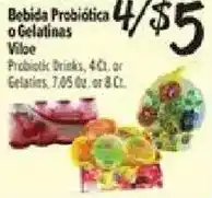 El Super Viloe Probiotic Drinks or Gelatins offer