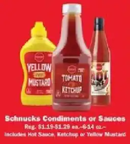 Schnucks Schnucks Condiments or Sauces offer