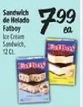 El Super Fatboy ice cream sandwich offer