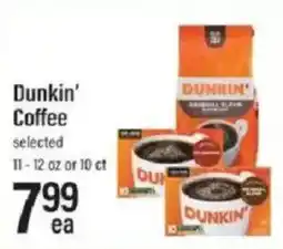 Lowes Foods Dunkin' Coffee offer