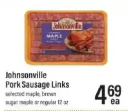 Lowes Foods Johnsonville pork sausage links offer