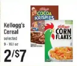 Lowes Foods Kellogg's cereal selected offer