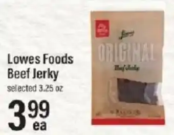 Lowes Foods Lowes Foods Beef Jerky offer