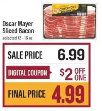 Lowes Foods Oscar Mayer Sliced Bacon offer