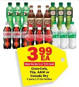 Schnucks Coca-Cola, 7Up, A&W or Canada Dry offer