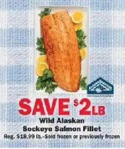 Schnucks Wild Alaskan Sockeye Salmon Fillet offer