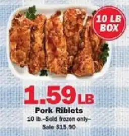 Schnucks Pork Ribslets offer