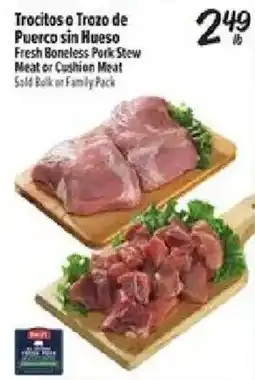 El Super Fresh Boneless Pork Stew Meat or Cushion Meat offer