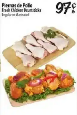El Super Piernas de Pollo Fresh Chicken Drumsticks offer