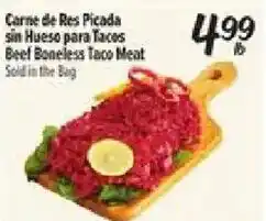 El Super Beef Boneless Taco Meat offer