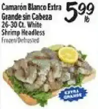 El Super White Shrimp Headless offer
