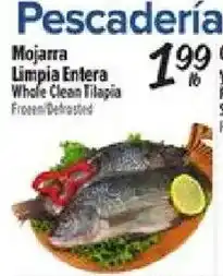 El Super Pescaderia Whole Clean Tilapia offer