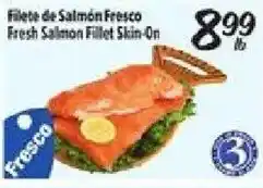El Super Fresh Salmon Fillet Skin-On offer