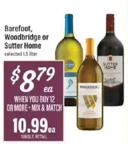 Lowes Foods Barefoot, Woodbridge or Sutter Home offer