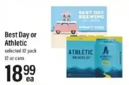 Lowes Foods Best Day or Athletic selected 12 pack offer