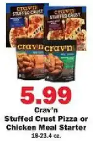 Schnucks Crav'n Stuffed Crust Pizza or Chicken Meal Starter offer