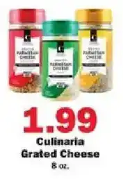 Schnucks Culinaria Grated Cheese offer