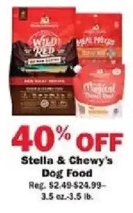 Schnucks Stella & Chewy's Dog Food offer