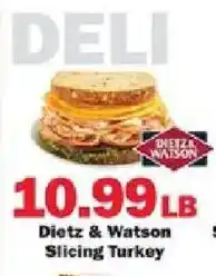 Schnucks Dietz & Watson Slicing Turkey offer