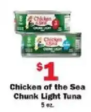 Schnucks Chicken of the Sea Chunk Light Tuna offer