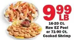 Schnucks Raw EZ Peel or Cooked Shrimp offer