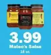 Schnucks Mateo's Salsa offer