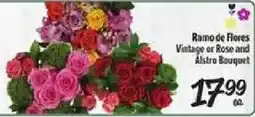 El Super Ramo de Flores Vintage or Rose and Alstro Bouquet offer