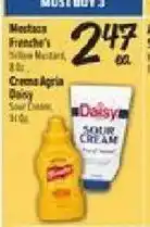 El Super Mostaco French's Yellow Mustard & Daisy Sour Cream offer
