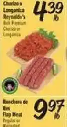 El Super Reynaldo's Bulk Premium Chorizo or Longaniza offer