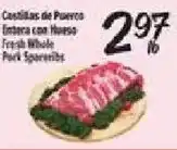El Super Fresh Whole Pork Spare ribs offer