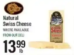 Lowes Foods Natural Swiss Cheese offer