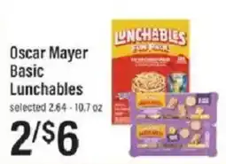 Lowes Foods Oscar Mayer basic lunchables offer