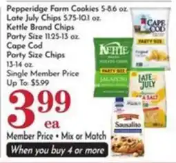 Pavilions Pepperidge Farm Cookies offer