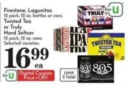 Pavilions Firestone, Lagunitas or Truly Hard Seltzer offer