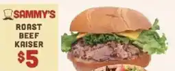 Lowes Foods Sammy's Roast Beef Kaiser offer