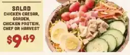 Lowes Foods Salad Chicken Caesar, Garden, Chicken Protein, Chef Or Harvest offer