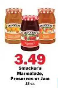 Schnucks Smucker's Marmalade, Preserves or Jam offer