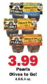 Schnucks Pearls Olives to Go! offer