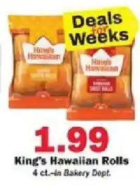 Schnucks King's Hawaiian Rolls offer