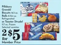 Pavilions Pillsbury Grand's Biscuits or Toaster Strudel offer