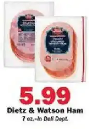 Schnucks Dietz & Watson Ham offer