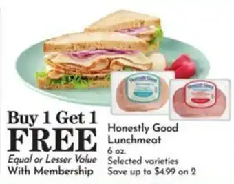 Pavilions Honestly Good Lunchmeat offer